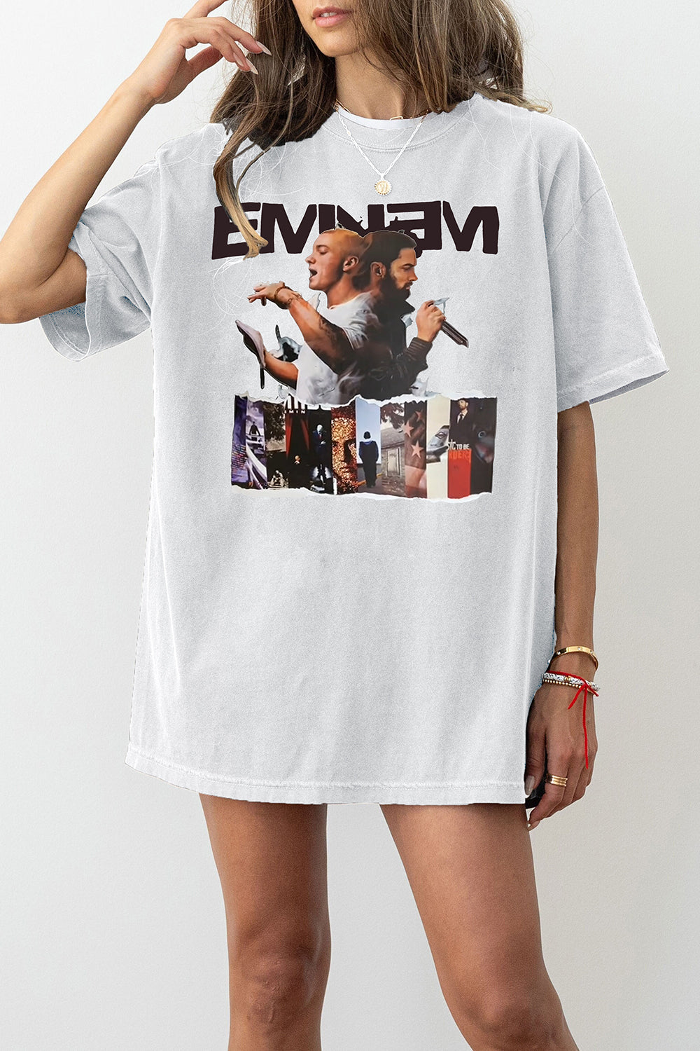 Eminem Album Letter Tee For Women