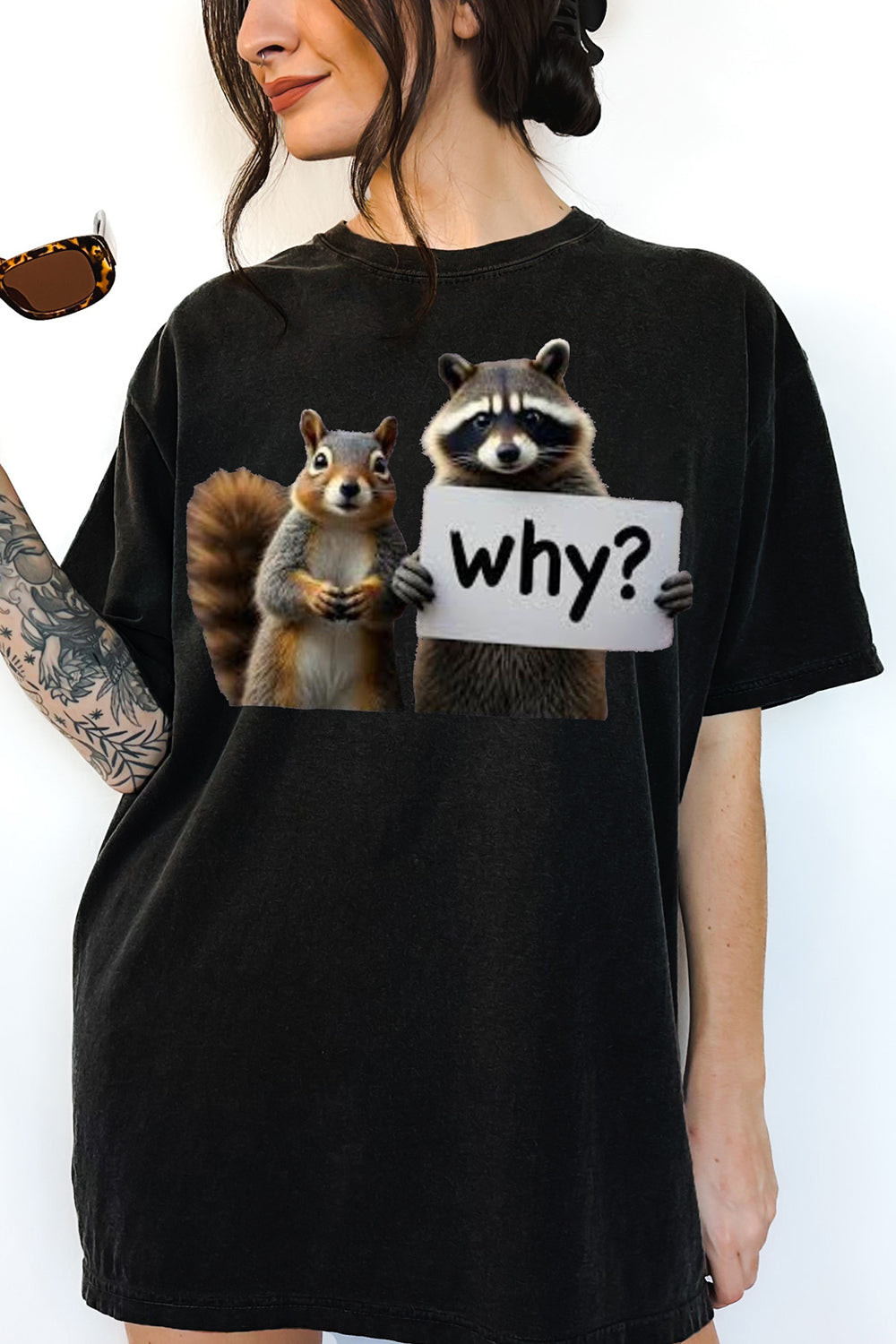 Why, My Life Mattered Squirrel Peanut and Fred RIP FRED Tee For Women