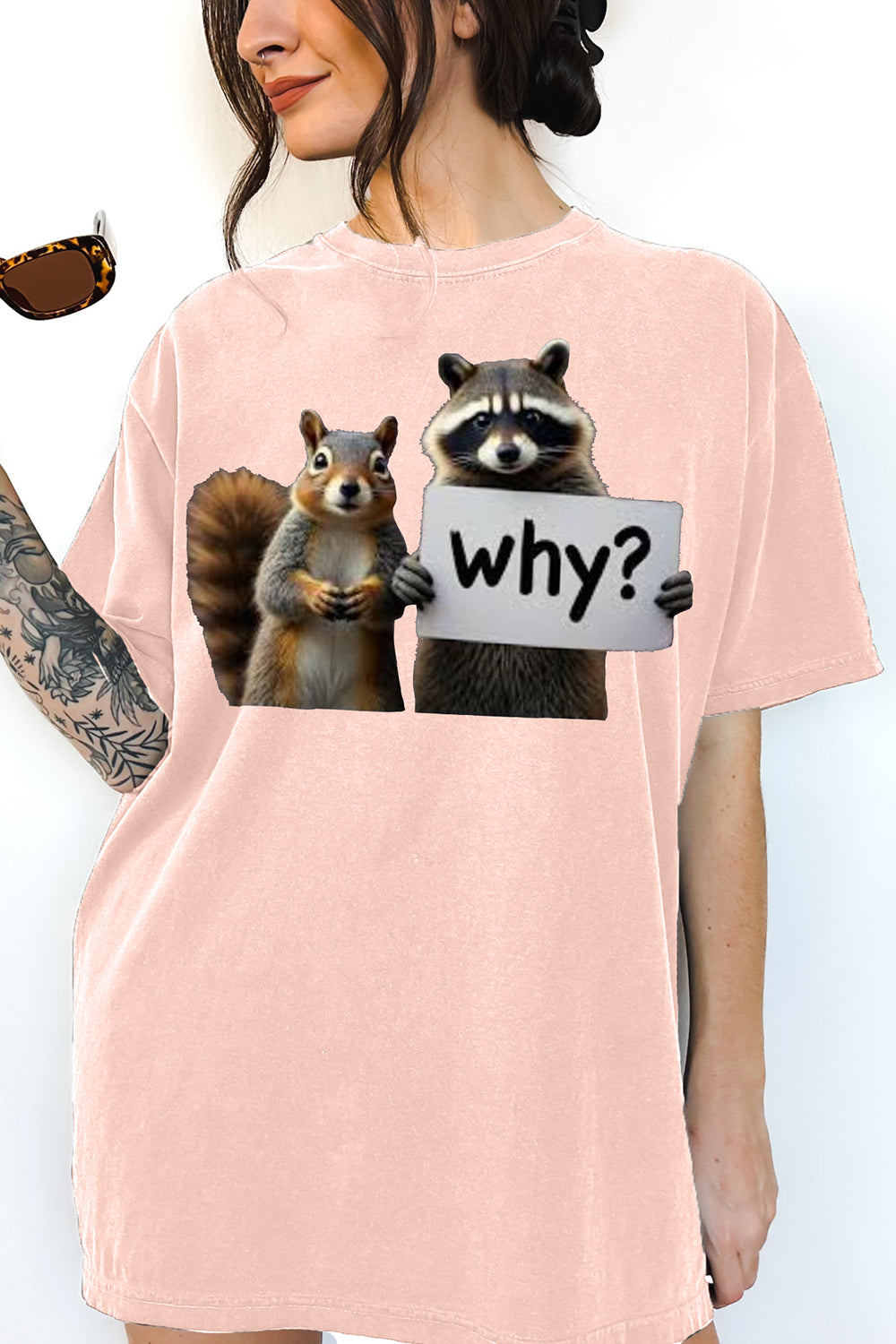 Why, My Life Mattered Squirrel Peanut and Fred RIP FRED Tee For Women