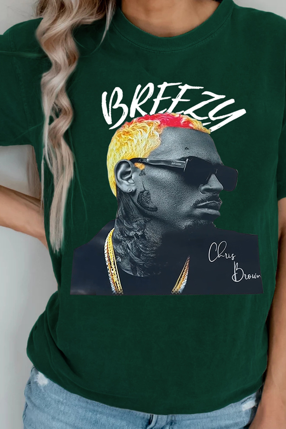 Breezy Album Chris Brown Tee For Women