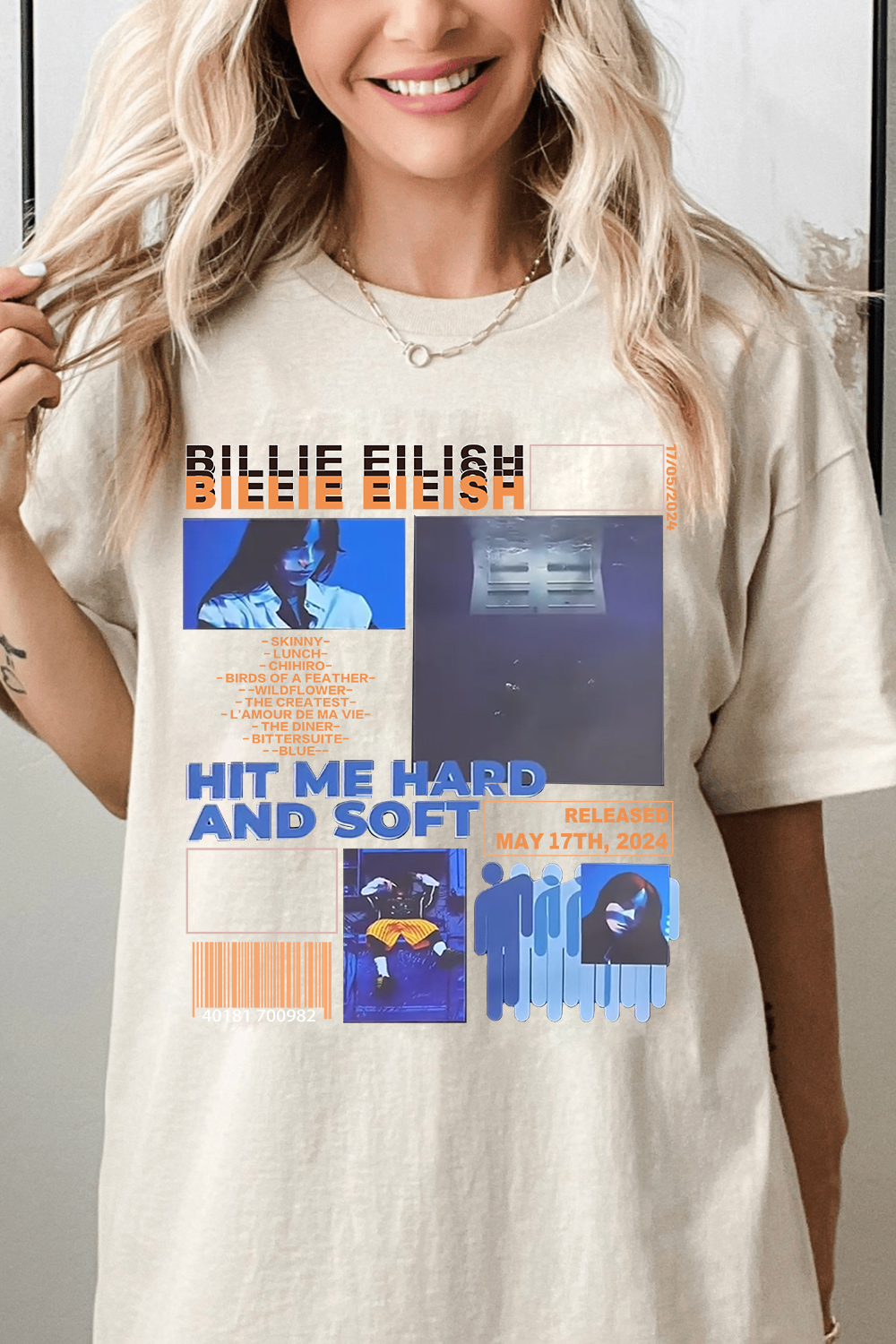 Billie Eilish Tour Tee For Women