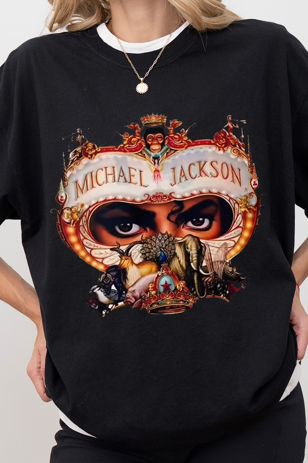 Michael Jackson Dangerous Graphic Tee For Women