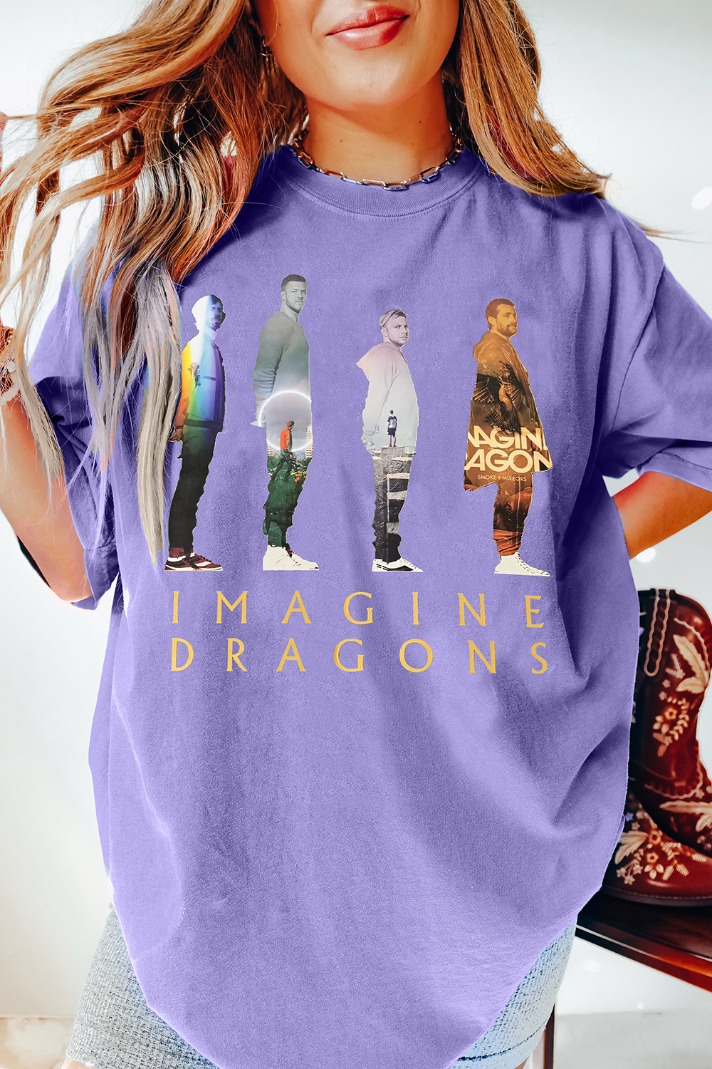 Imagine Dragons LOOM Tour Tee For Women