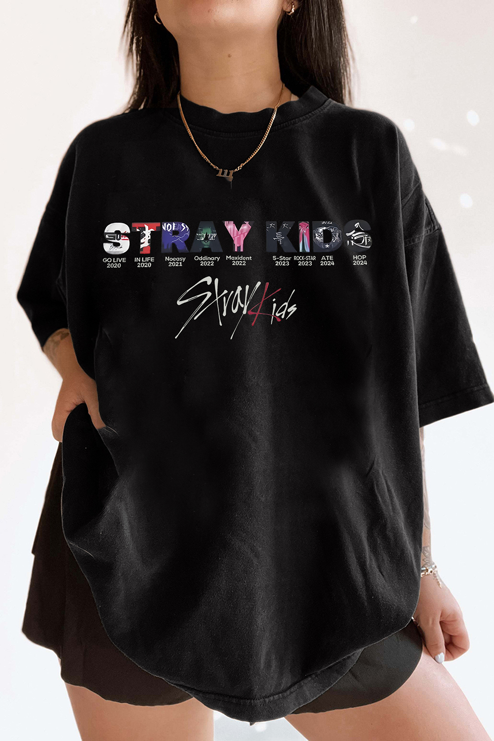 Stray Kids Albums Tee For Women