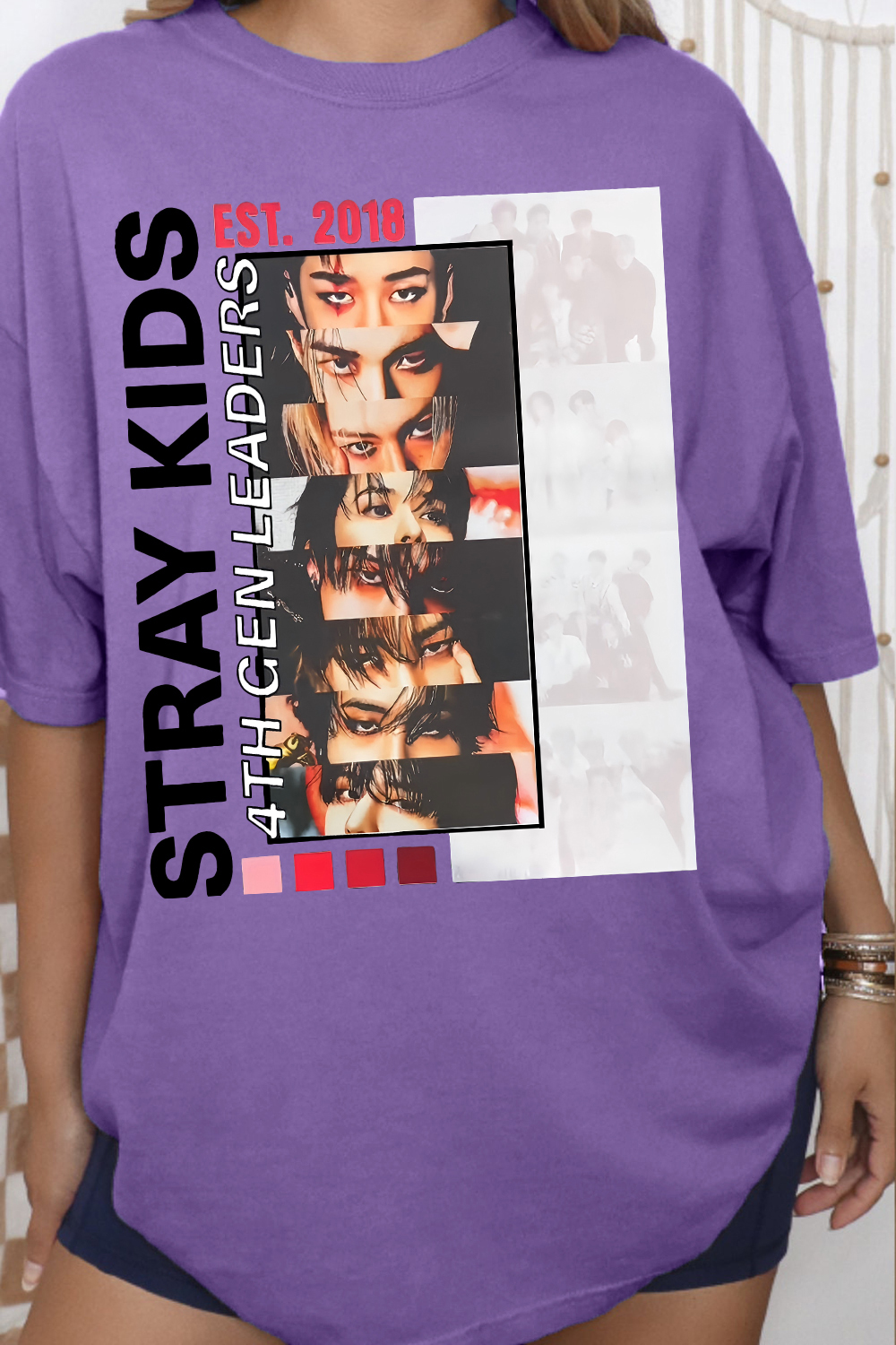 Stray Kids Album Graphic Tee For Women