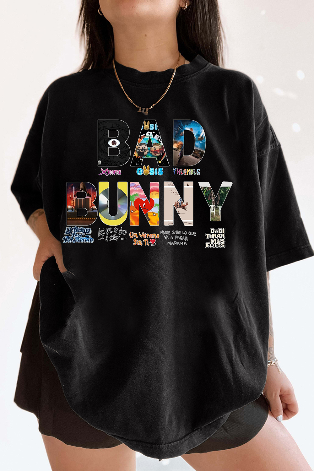 Bad Bunny Album DTMF Merch Tee For Women