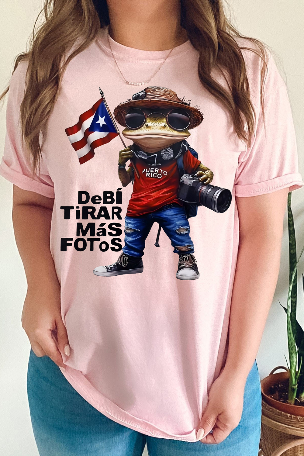 Debi Tirar Mas Fotos Bad Bunny Frog Tee For Women