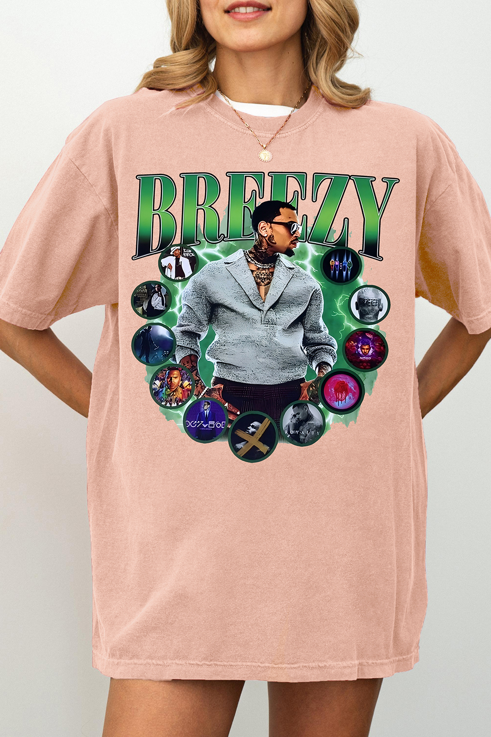 Chris Brown Breezy 1111 Tour Tee For Women