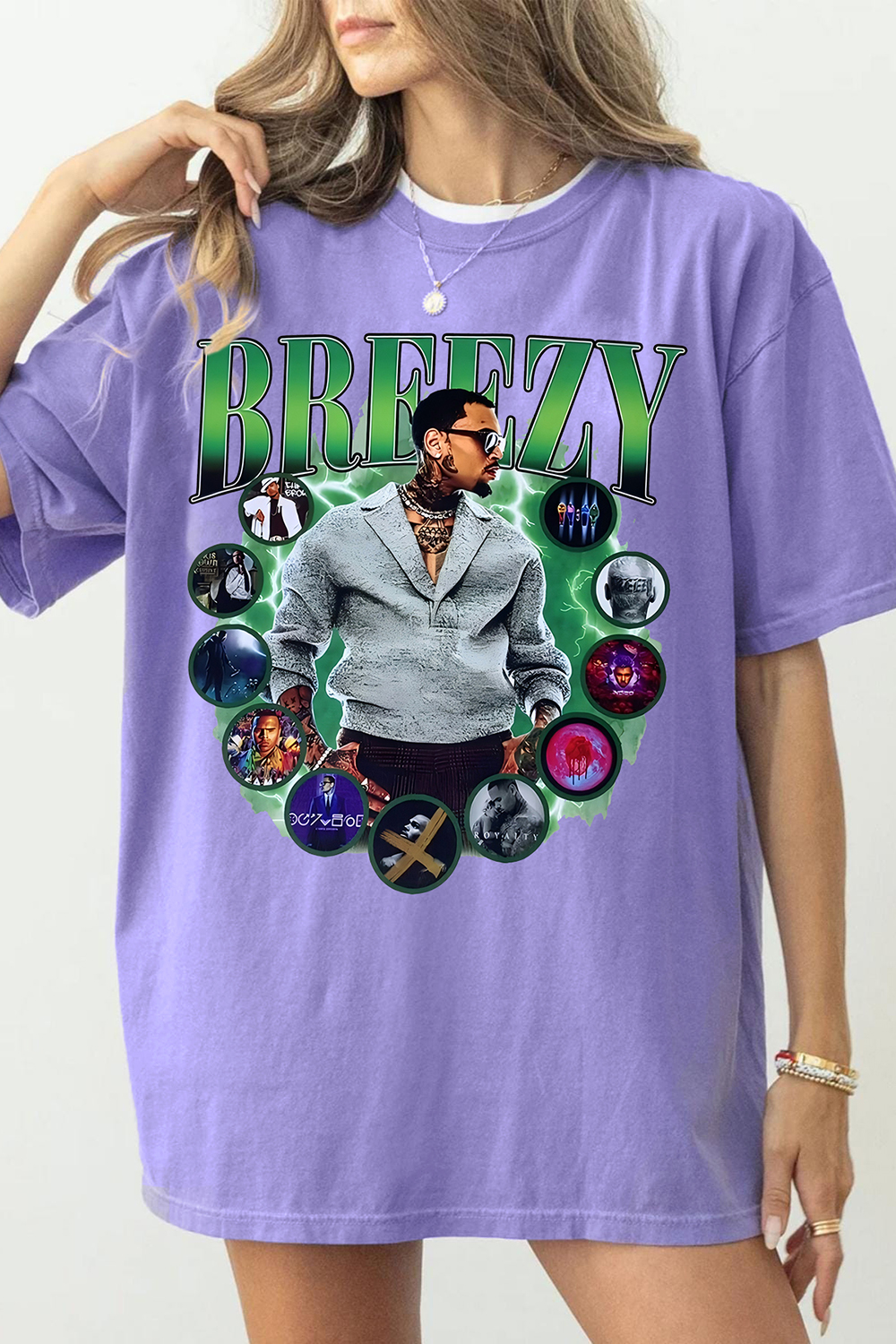 Chris Brown Breezy 1111 Tour Tee For Women