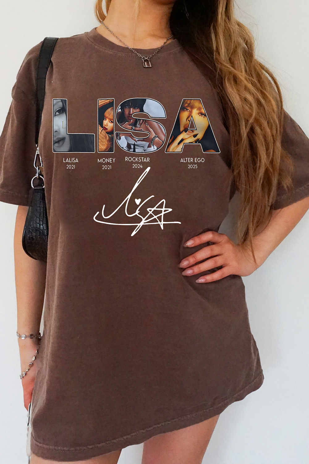 Lisa Blackpink Alterego Album Tee For Women