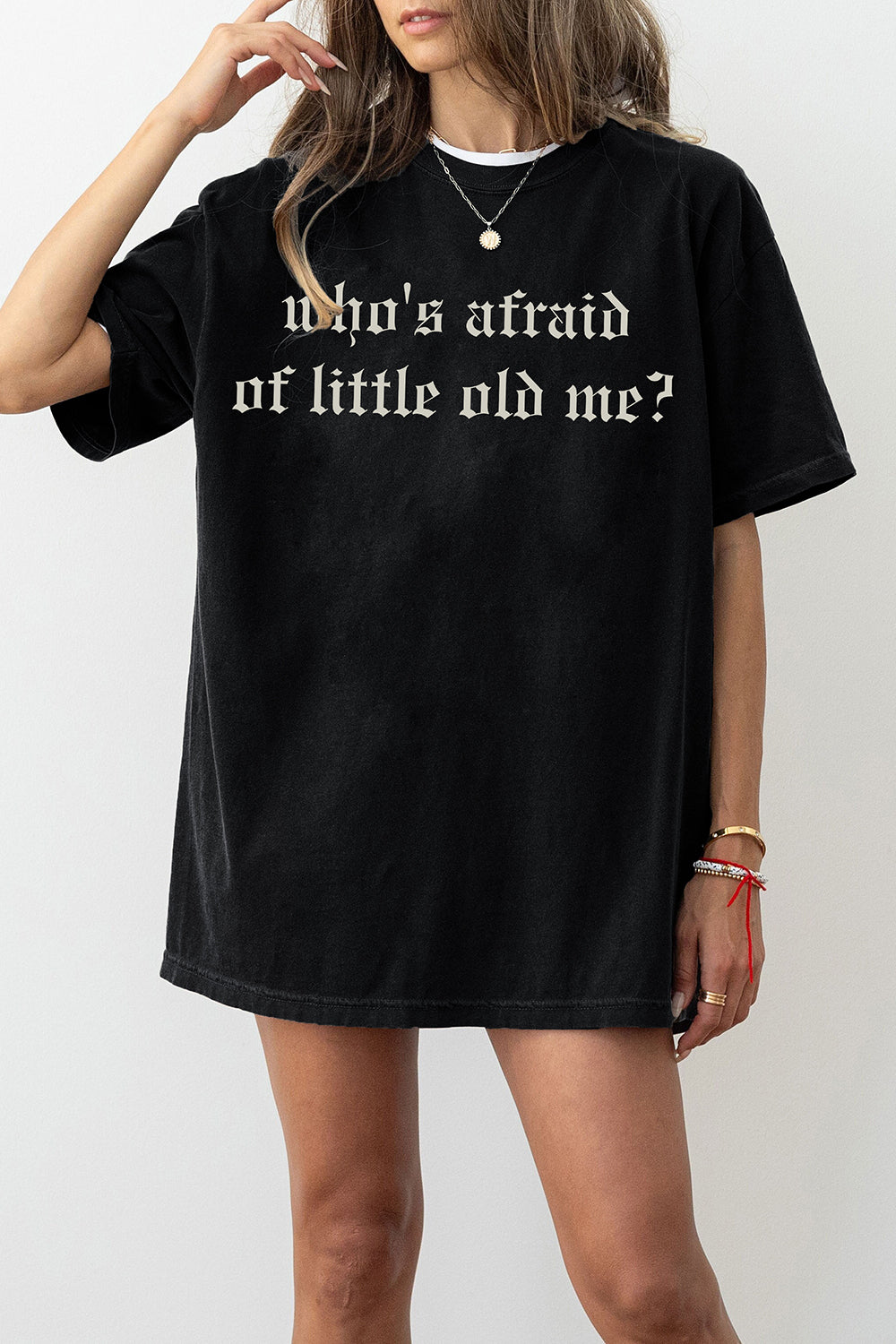 Who's Afraid Of Little Old Me You Should Be Swiftie Tortured Poets Tee For Women