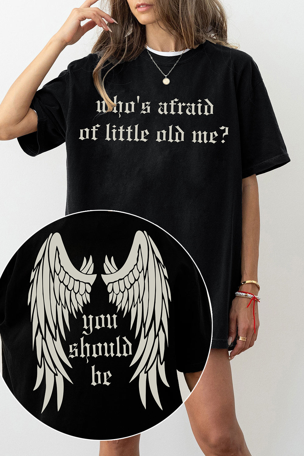 Who's Afraid Of Little Old Me You Should Be Swiftie Tortured Poets Tee For Women