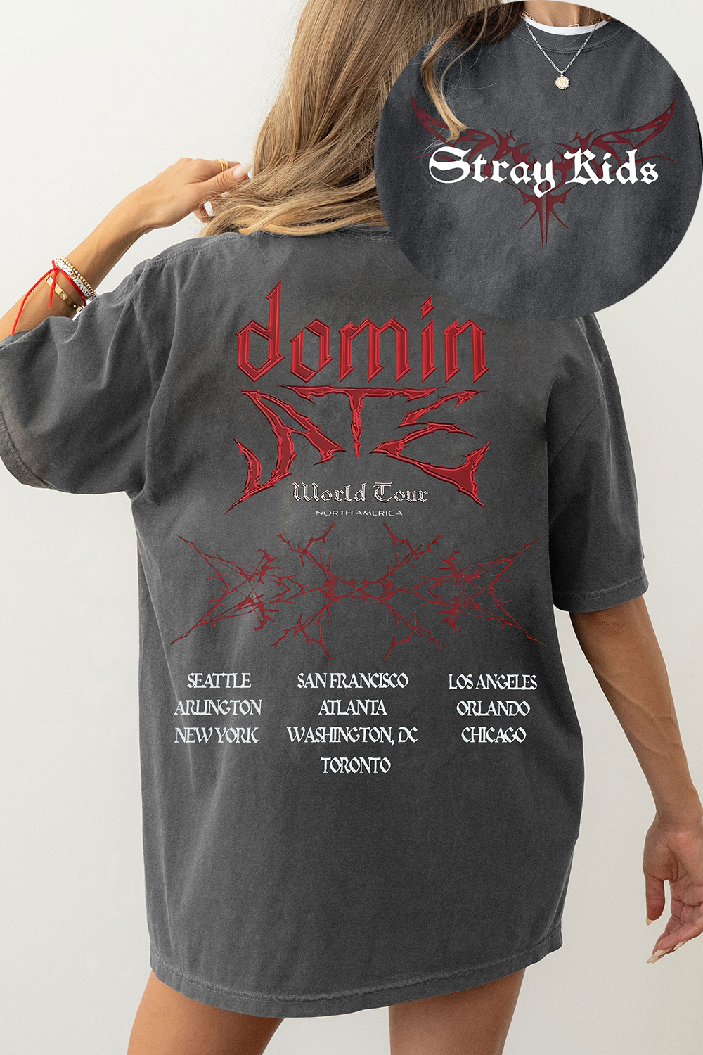 Stray Kids World Tour Tee For Women