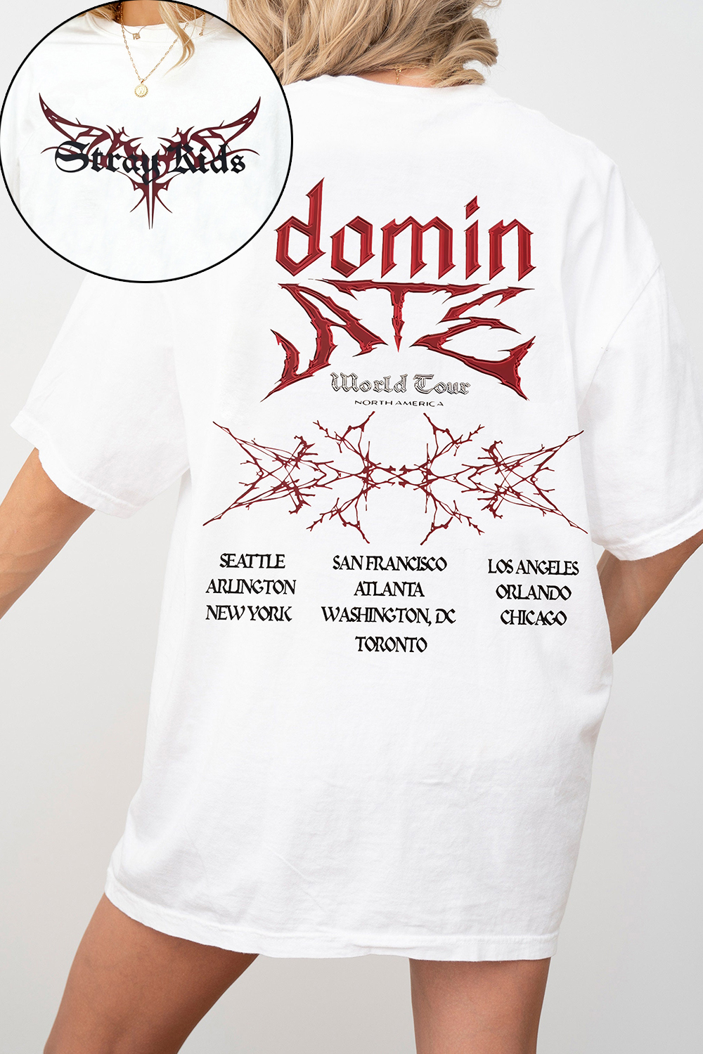 Stray Kids World Tour Tee For Women