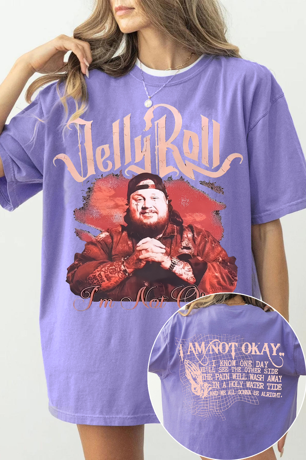 Jelly Roll I am Not Okay Graphic Tee For Women