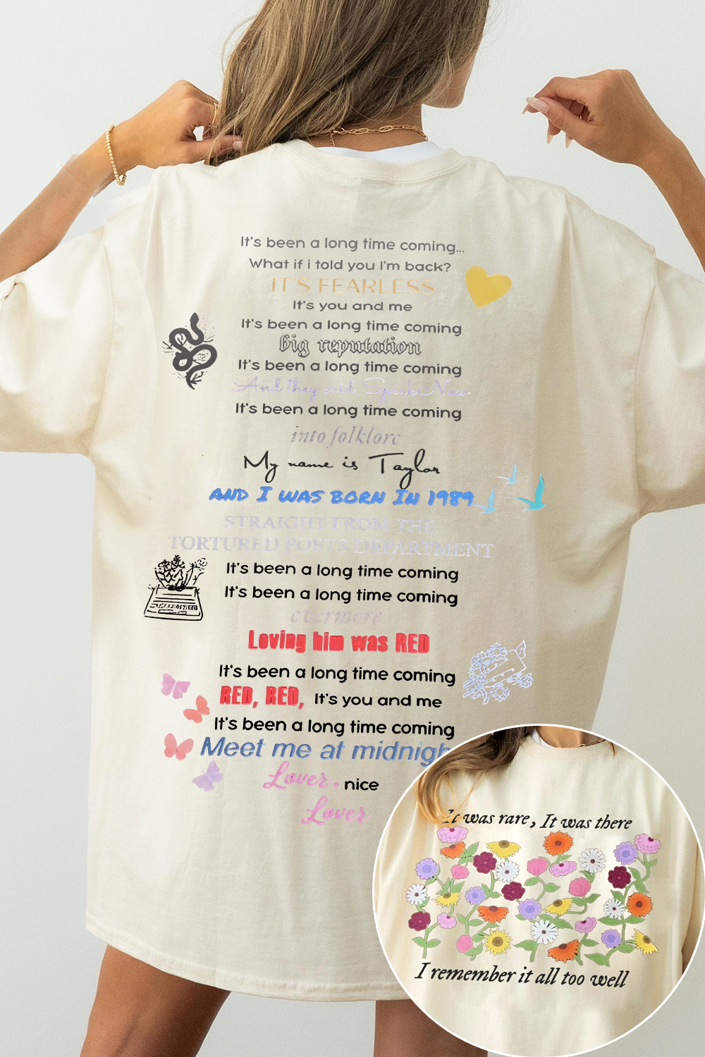 Swifties Era Tour Graphic Tee For Women