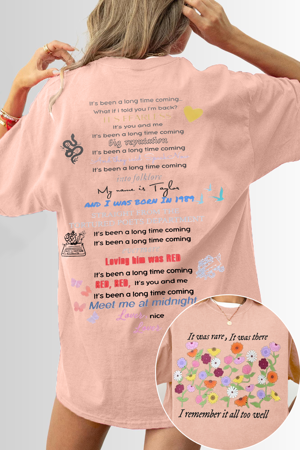 Swifties Era Tour Graphic Tee For Women