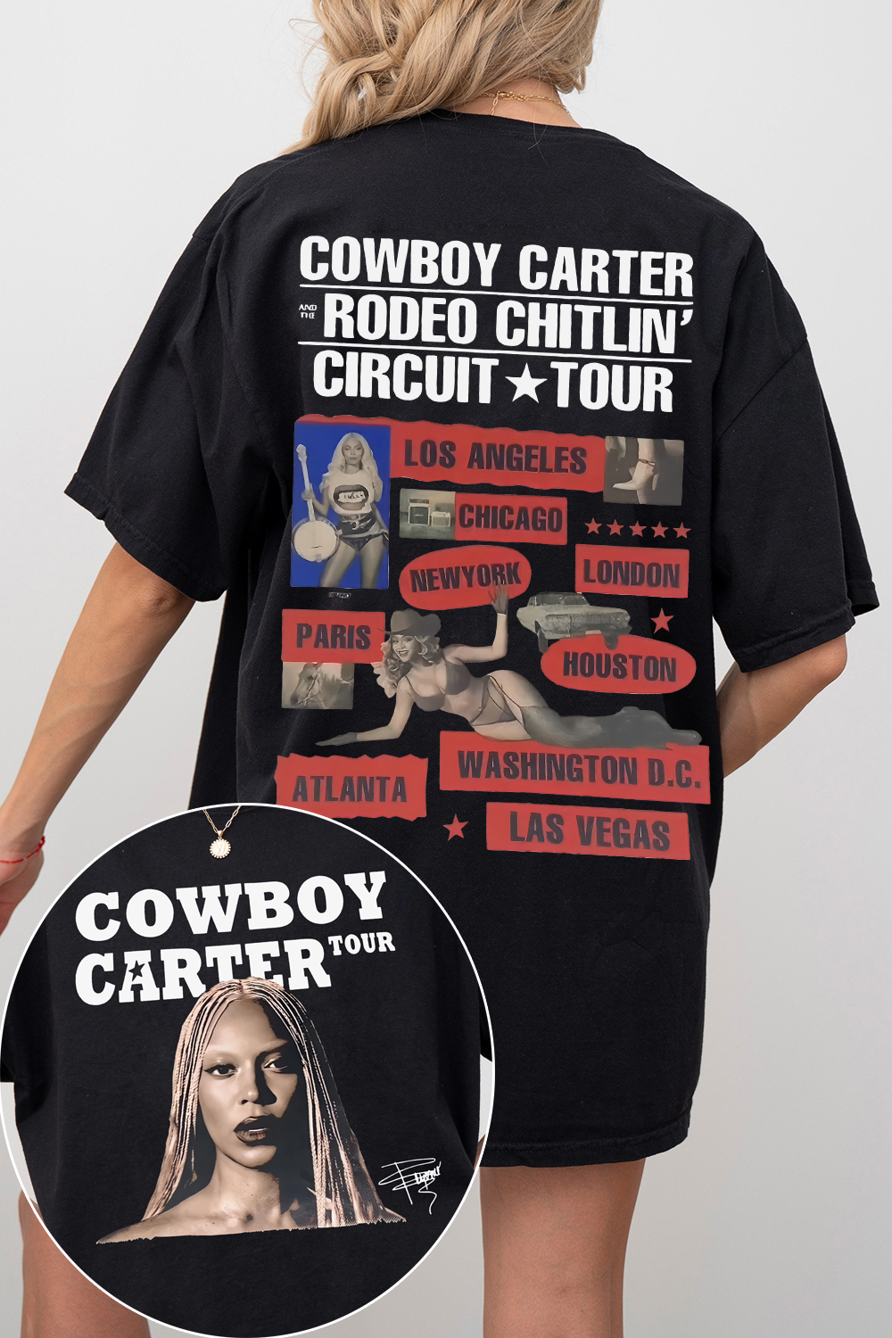 Beyoncé Cowboy Carter Tour Tee For Women