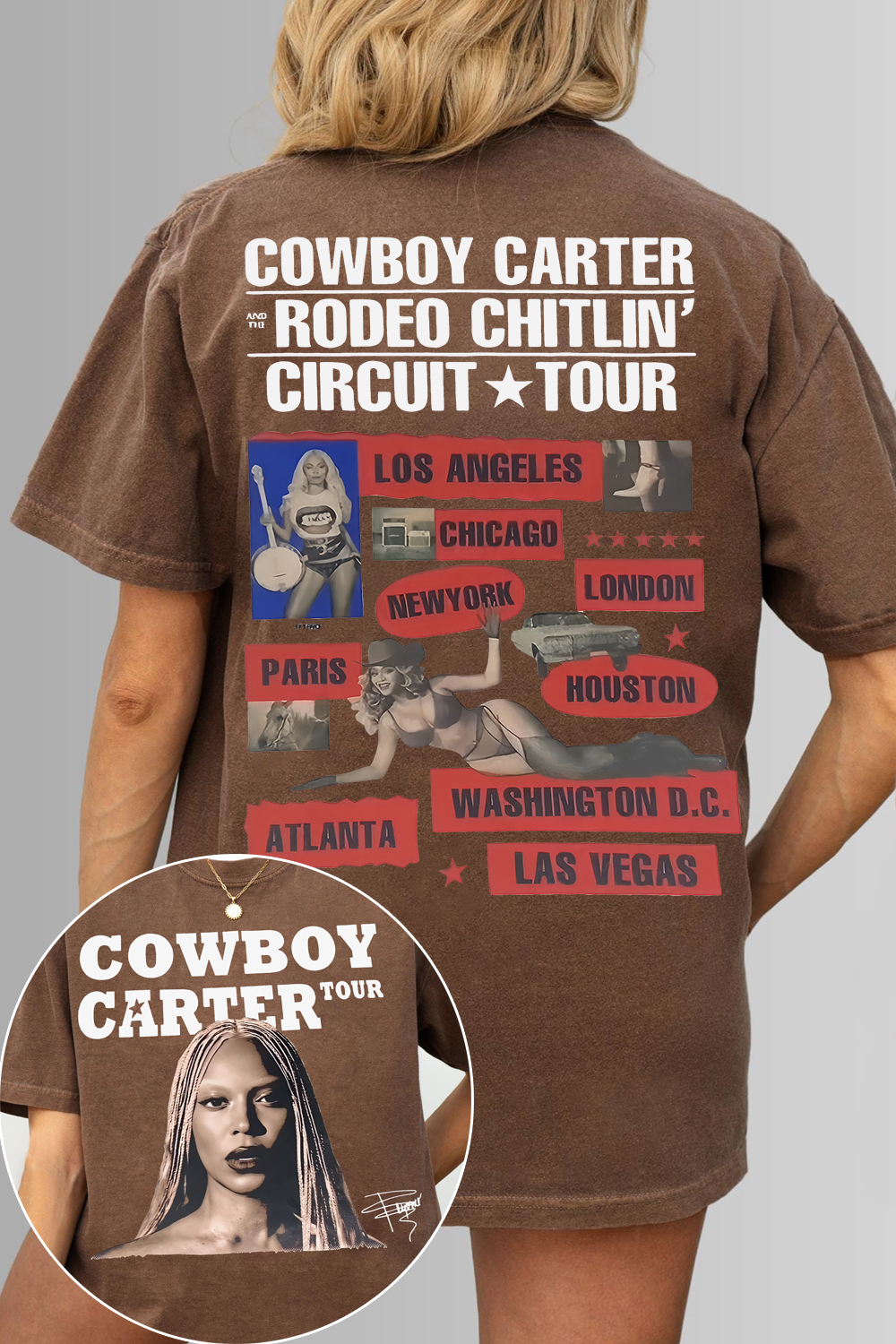 Beyoncé Cowboy Carter Tour Tee For Women