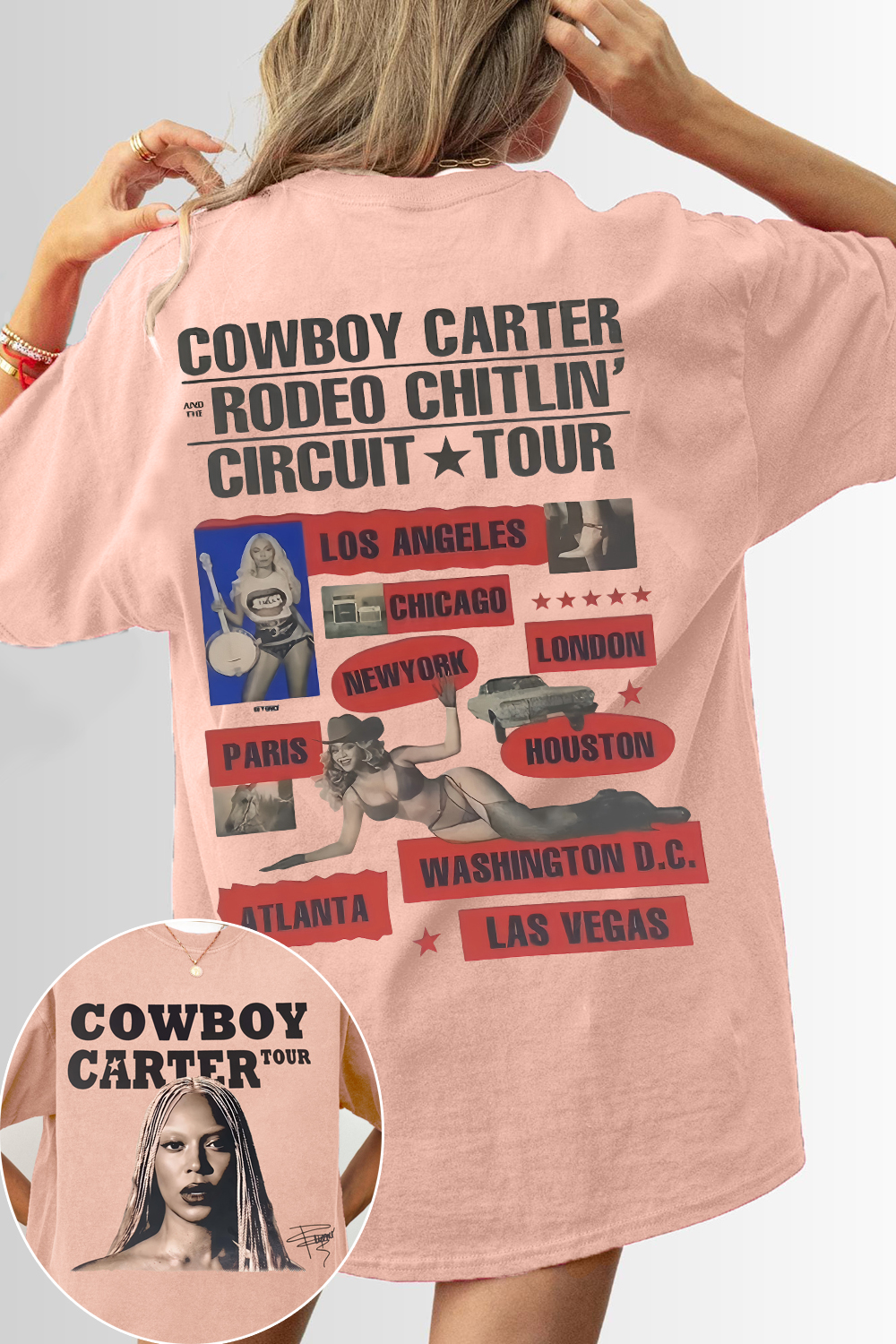 Beyoncé Cowboy Carter Tour Tee For Women