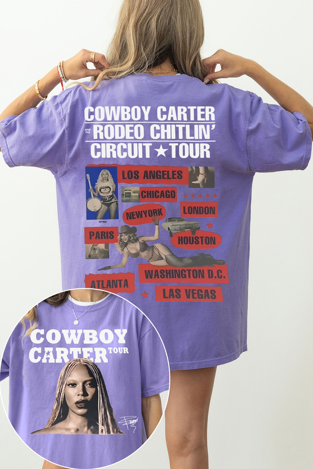 Beyoncé Cowboy Carter Tour Tee For Women