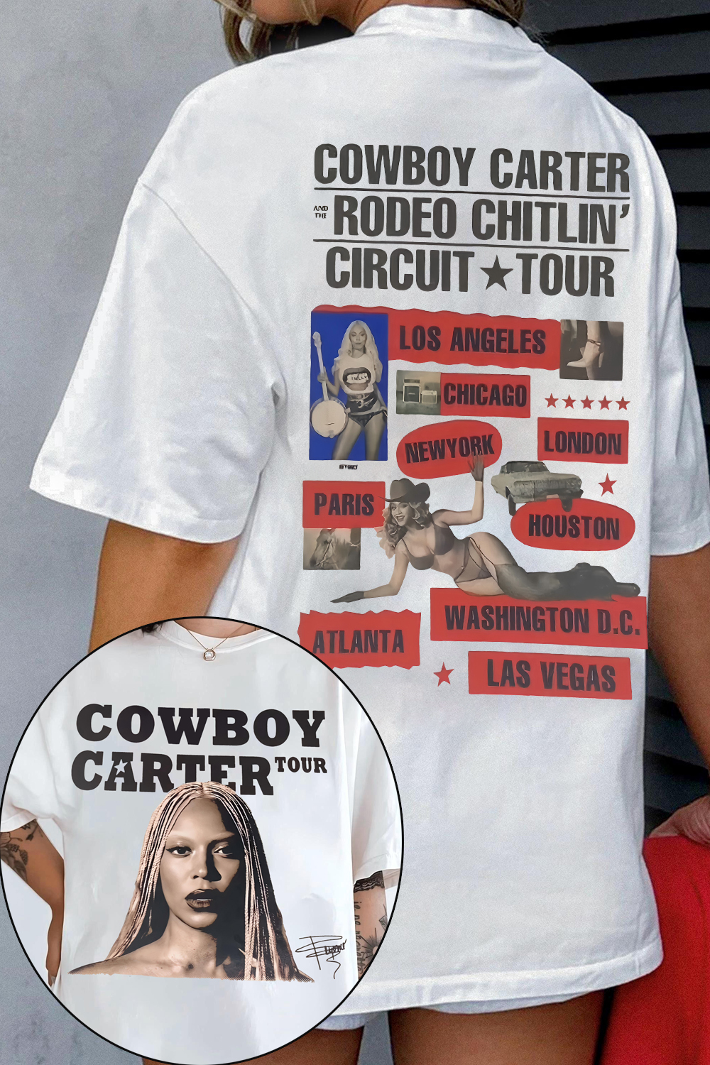 Beyoncé Cowboy Carter Tour Tee For Women