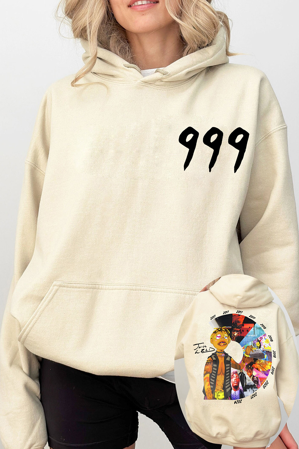 Juice Wrld 999 Album Legend Never Dies Fleece Hoodie For Women