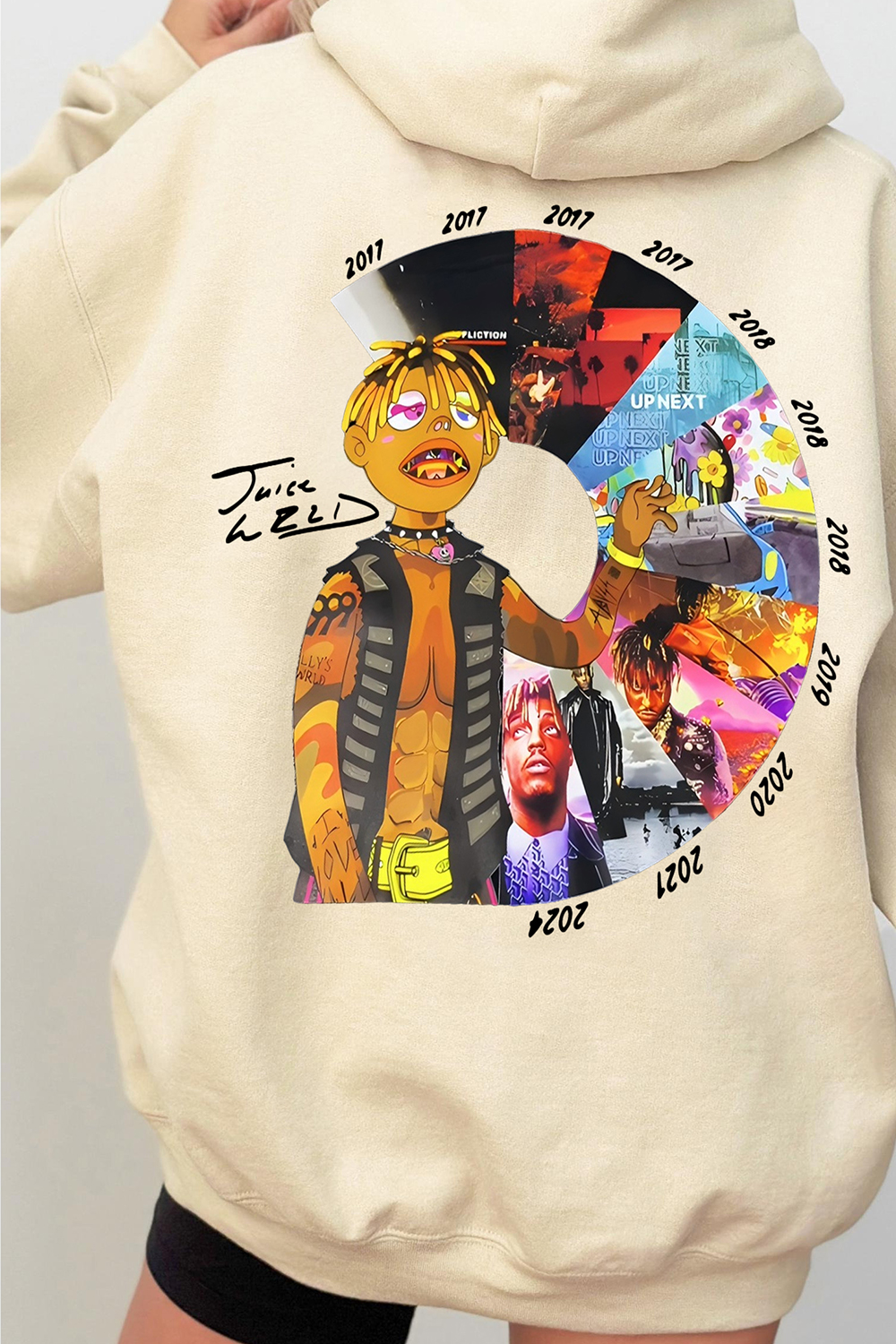 Juice Wrld 999 Album Legend Never Dies Fleece Hoodie For Women