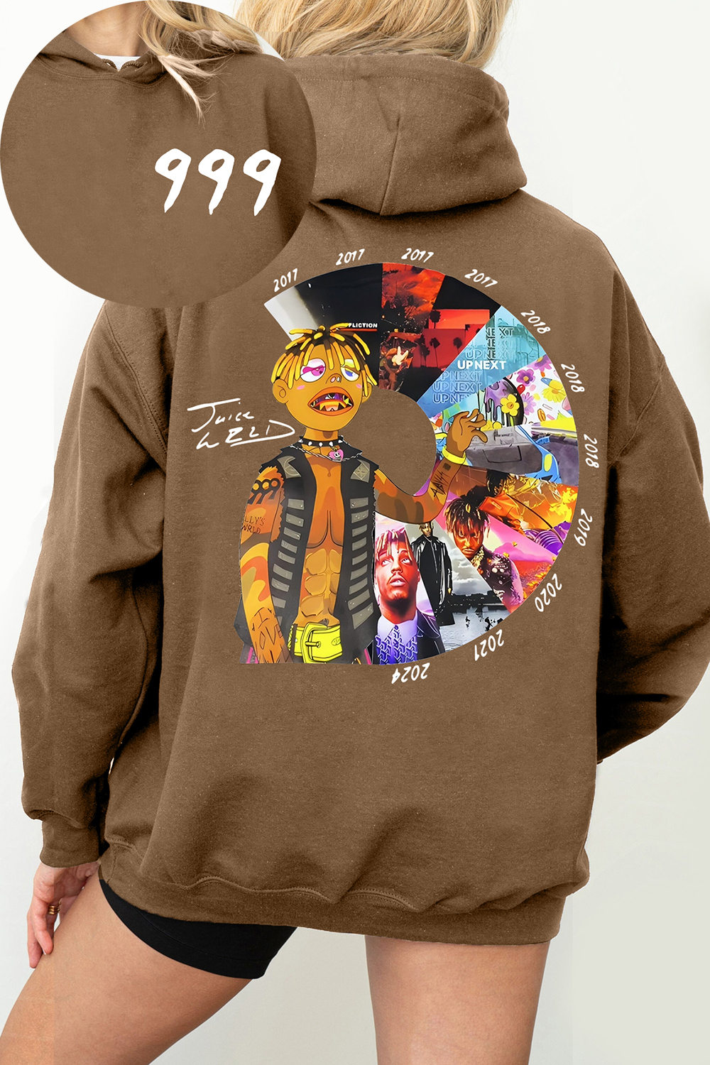 Juice Wrld 999 Album Legend Never Dies Fleece Hoodie For Women