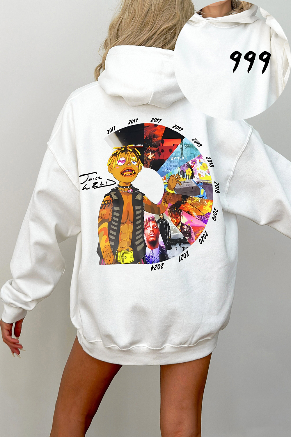 Juice Wrld 999 Album Legend Never Dies Fleece Hoodie For Women