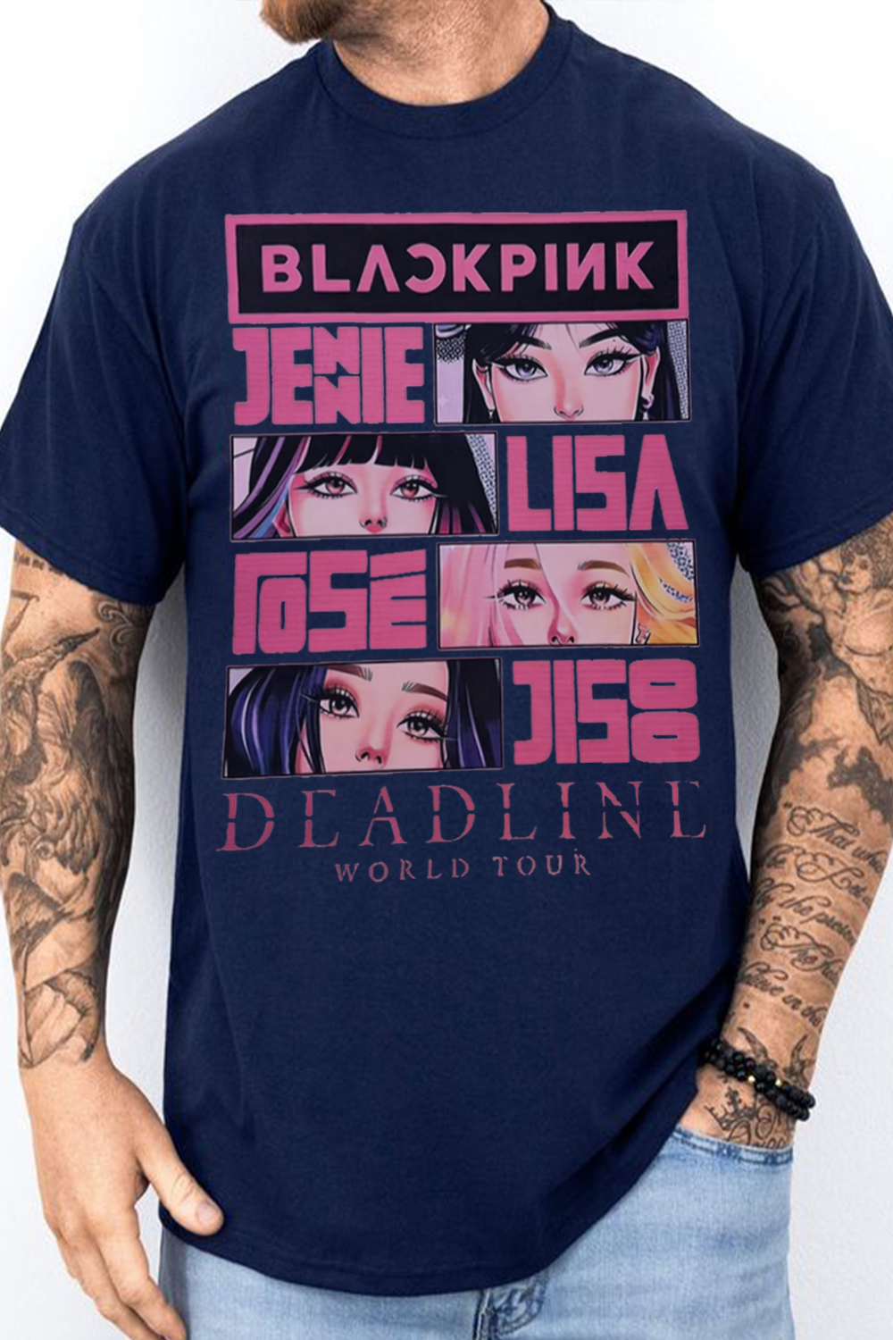 BLACKPINK tour 2025 men shirt
