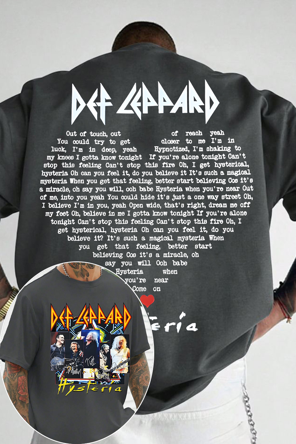 Defleppard rockband T-shirt