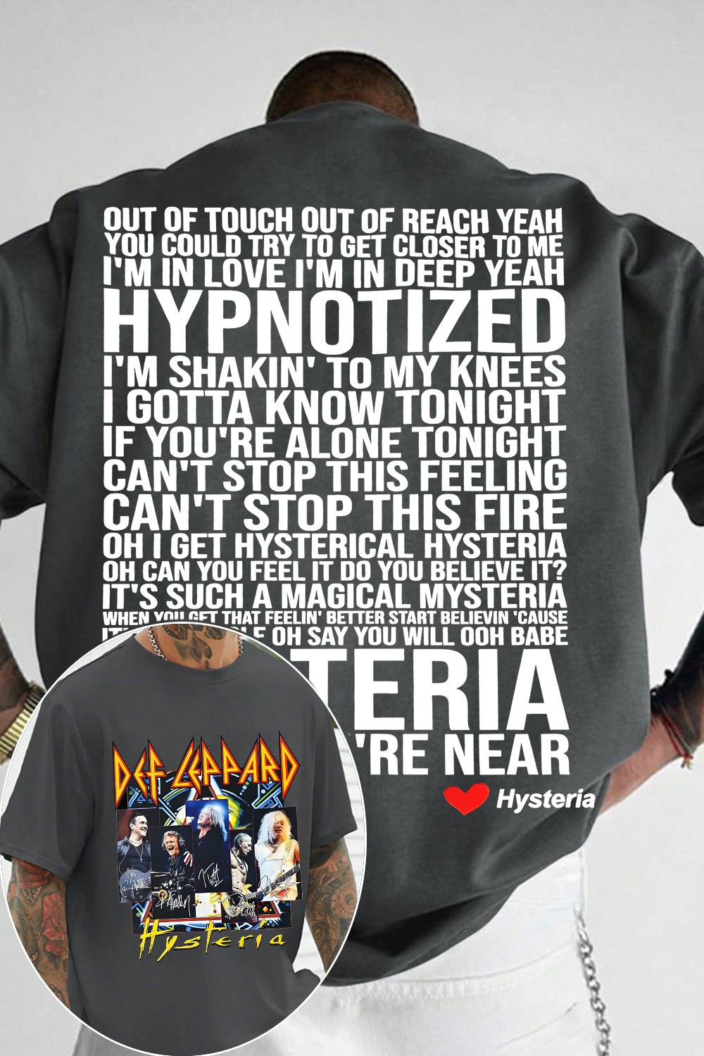 Defleppard rockband shirt
