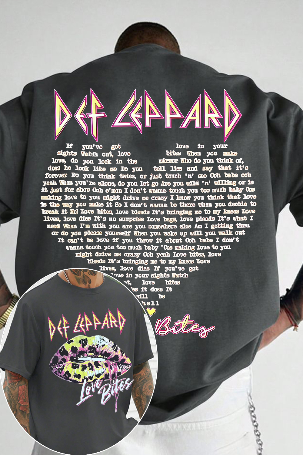 🩷 defleppard shirt