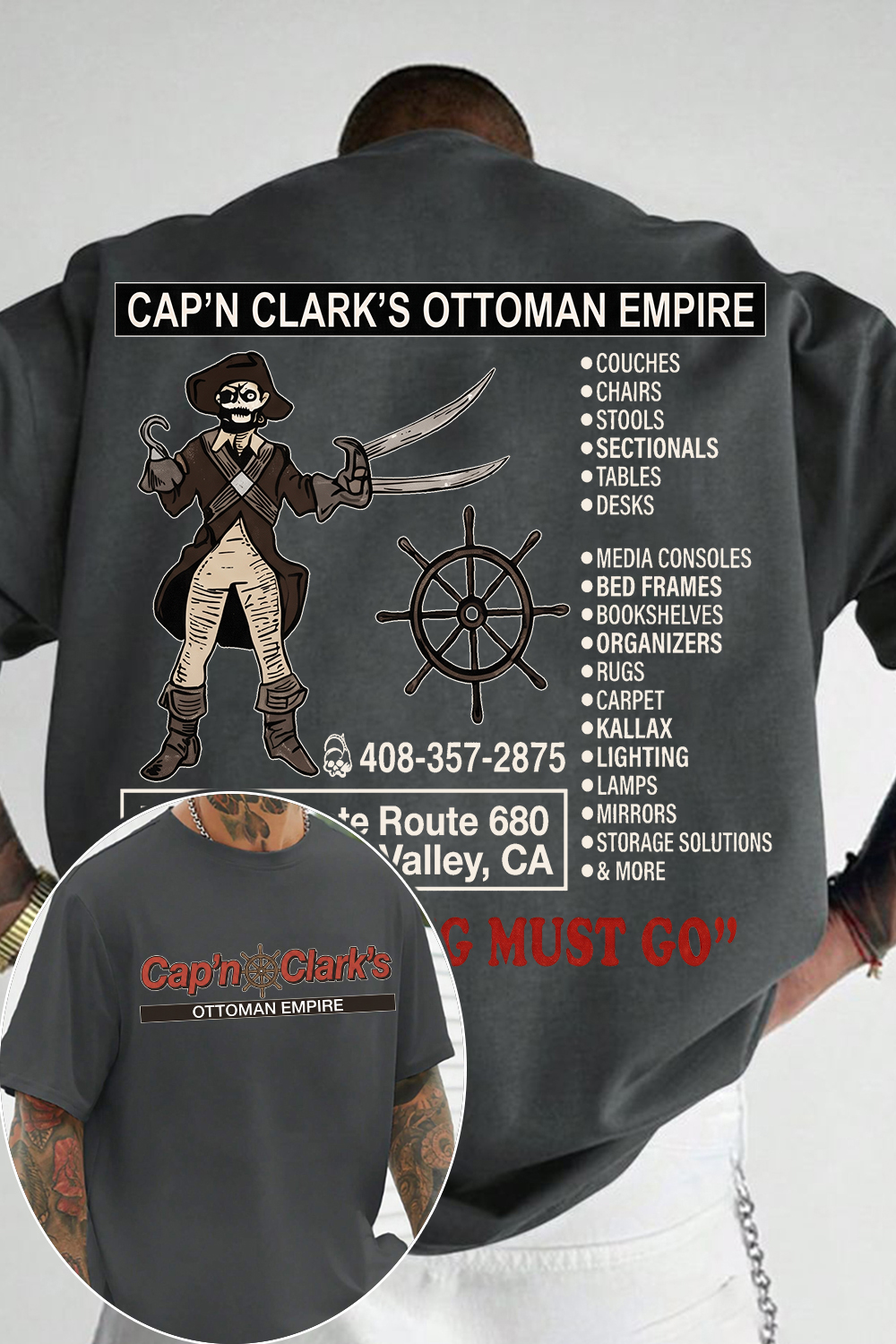 Retro Cap'n Clark’s Ottoman Empire Shirt