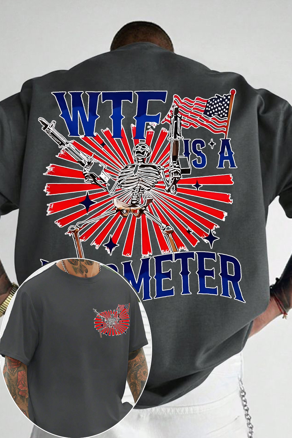 Wtfisakilometer 2-sided T-shirt