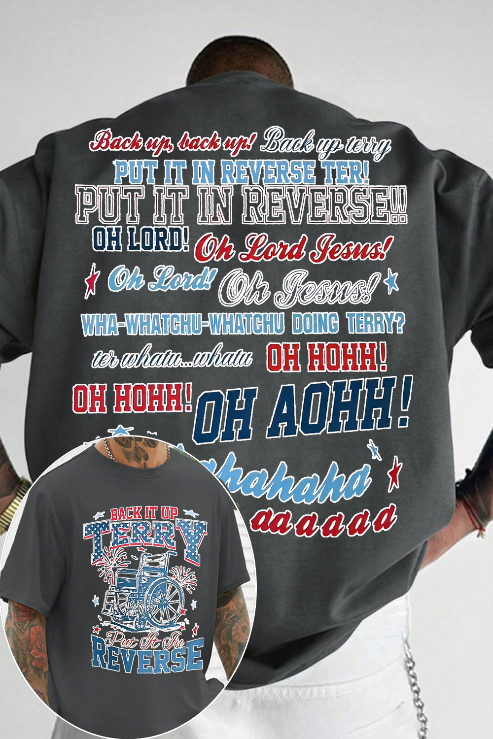 backitup 2-sided t-shirt