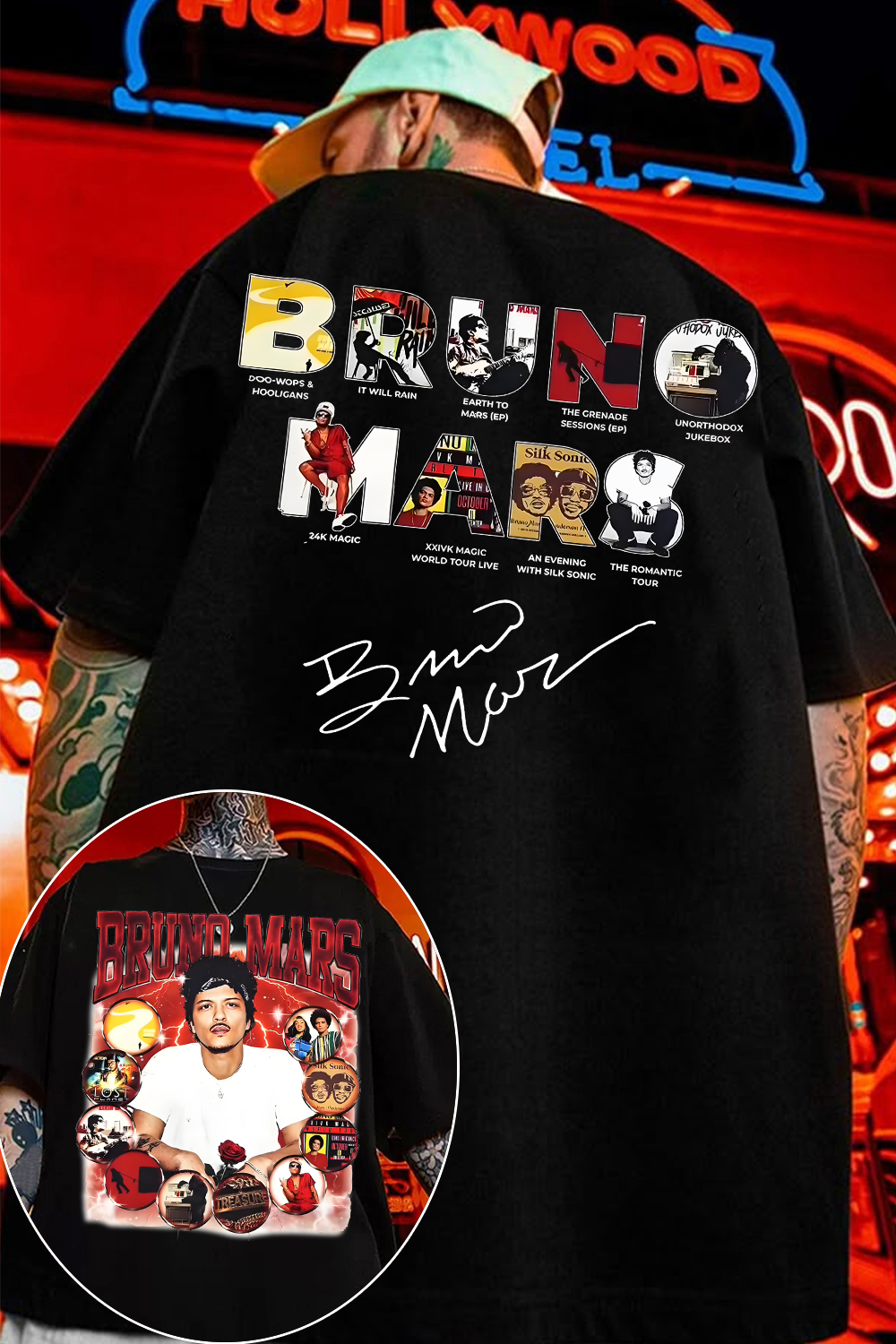 Bruno Mars Music Tee