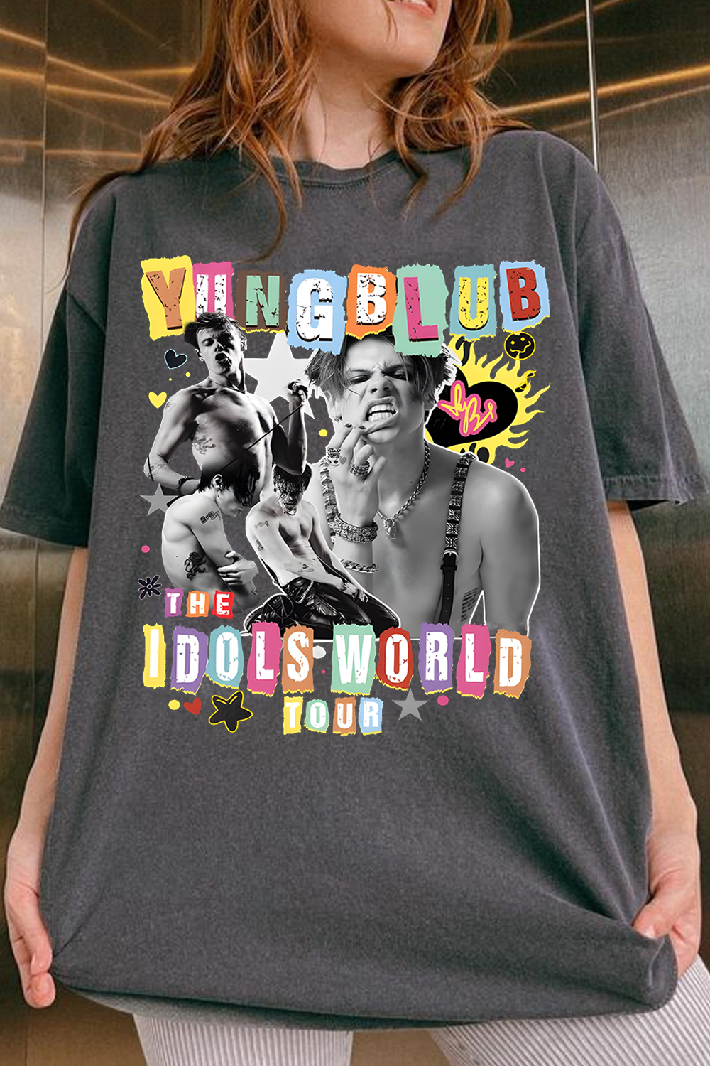 Yungblud 2025 New Album IDOLS tour, Yungblud Music Vintage Shirt