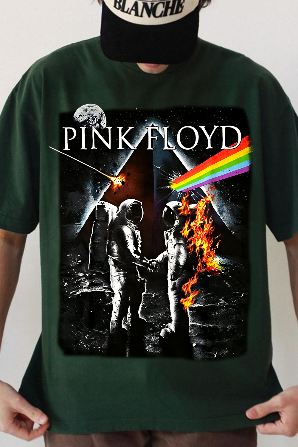 Pink Floyd Astronaut Print T-Shirt