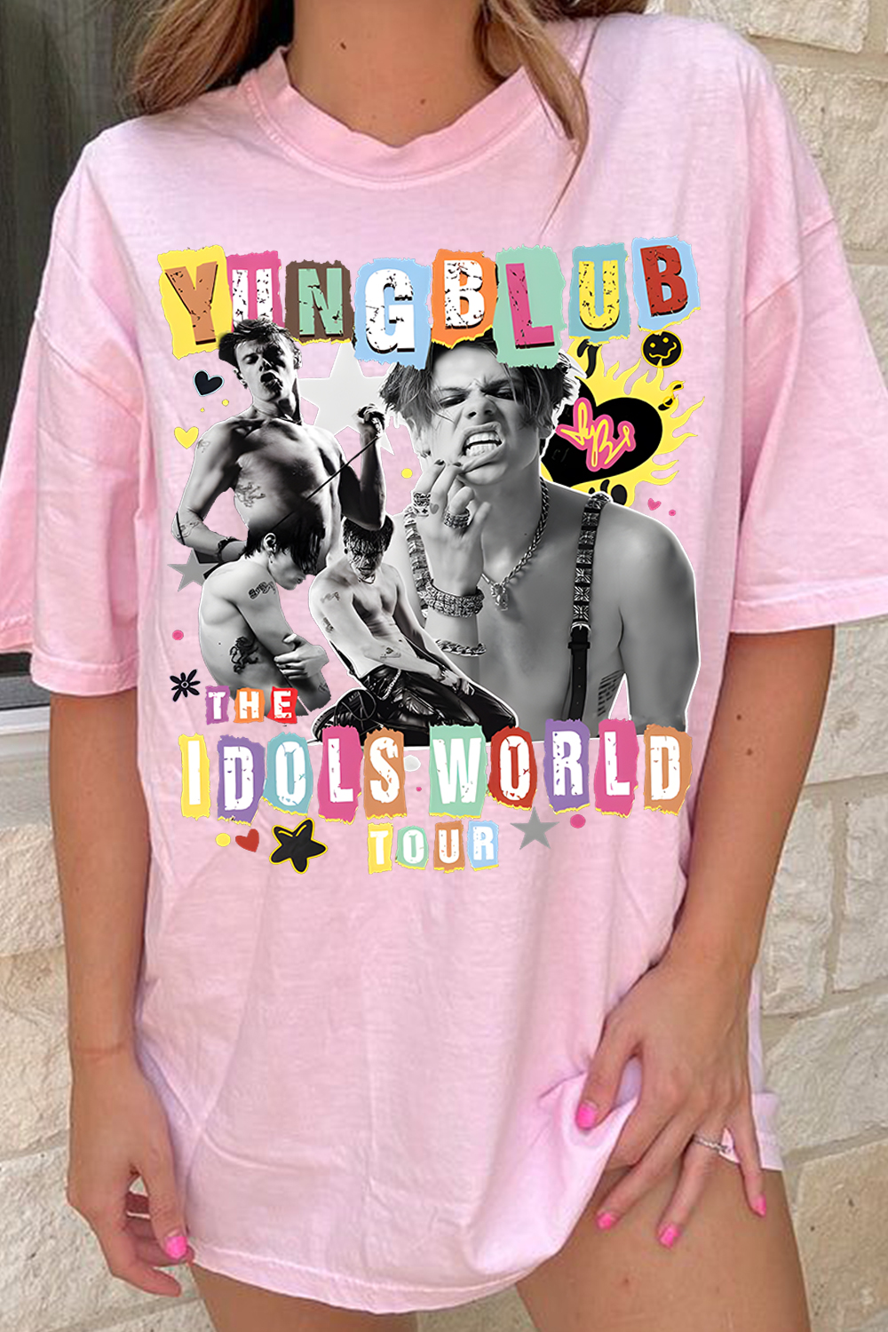 Yungblud 2025 New Album IDOLS tour, Yungblud Music Vintage Shirt