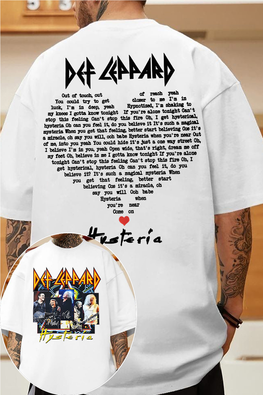 Defleppard rockband T-shirt