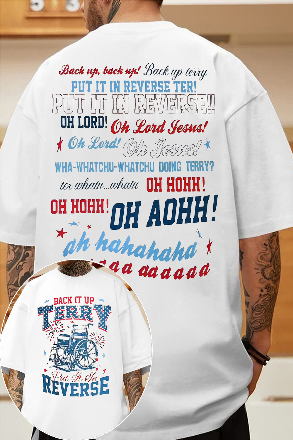 backitup 2-sided t-shirt