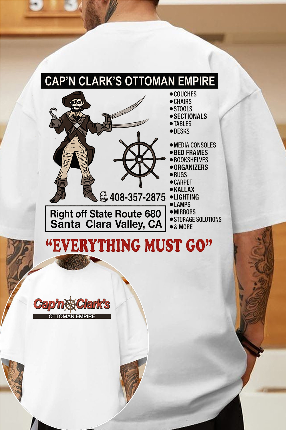 Retro Cap'n Clark’s Ottoman Empire Shirt