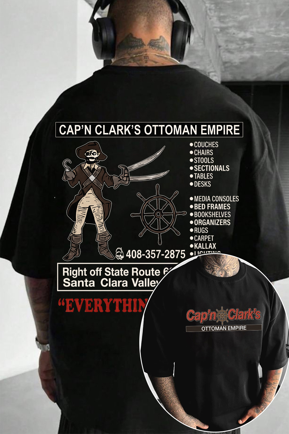 Retro Cap'n Clark’s Ottoman Empire Shirt