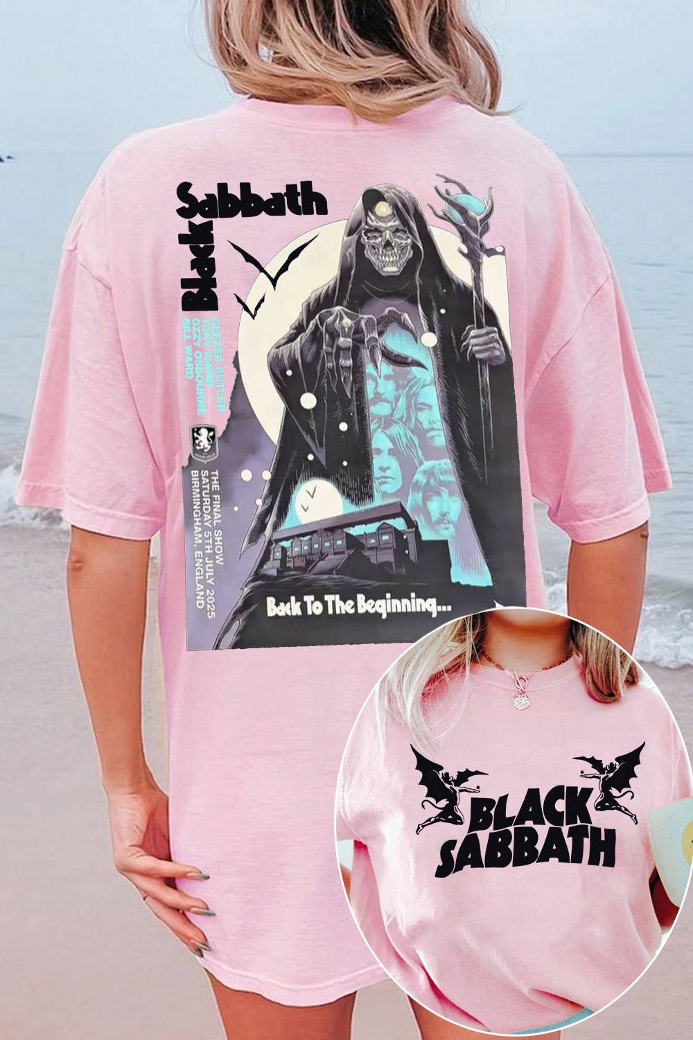 Black sabbath women tee