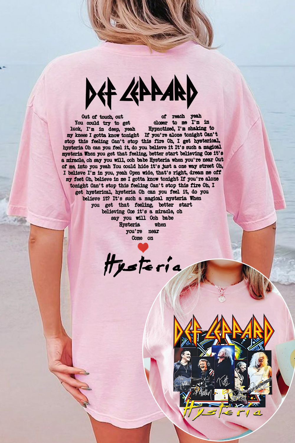Defleppard rockband Women T-shirt