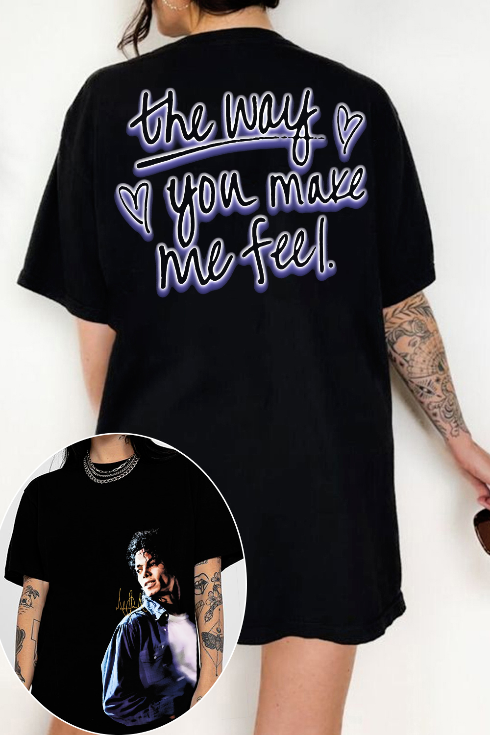 MJ Signature Women's T-Shirt (With Backprint)
