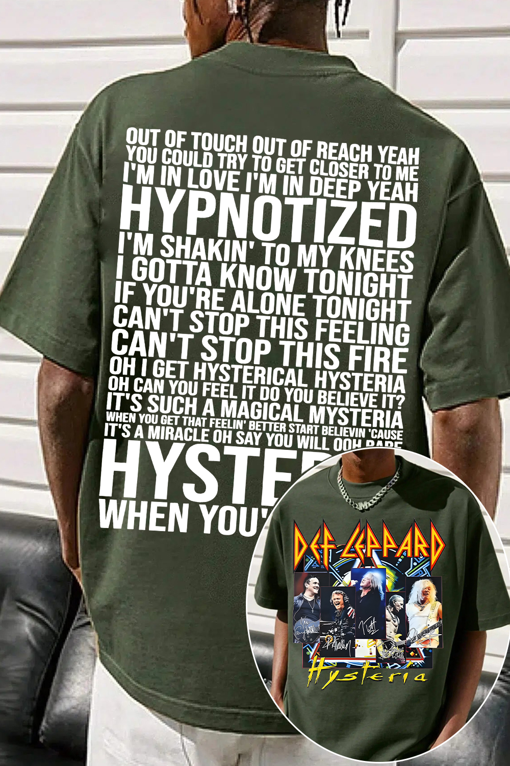 Defleppard rockband shirt