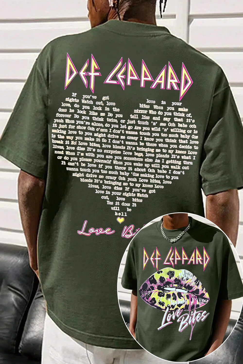 🩷 defleppard shirt